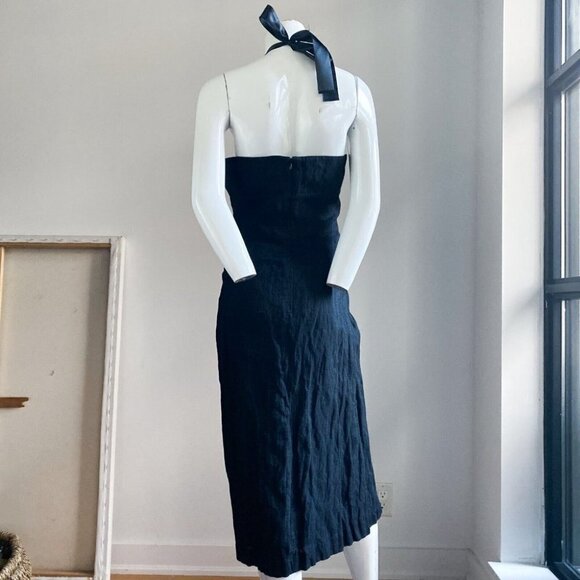 NWT Vintage Teenflo Black Wool Lurex Chiffon Sequin Classic Black Dress… - Picture 6 of 8